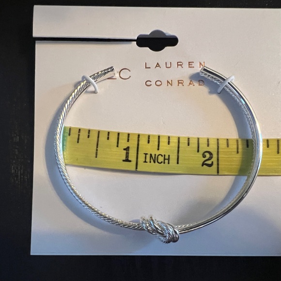 LC Lauren Conrad Silver Knot Bracelet - Picture 3 of 5